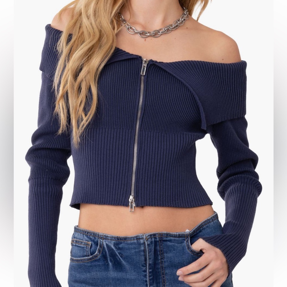 Edikted off the shoulder sweater